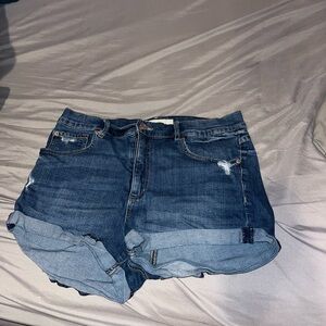 Denim Blue Women's Shorts